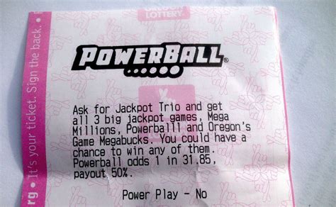 oregon lottery powerball results